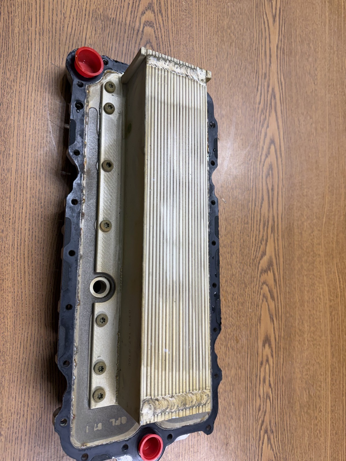 04-19 Maserati GranTurismo M145 S Quattroporte Engine Oil Heat Exchanger OEM