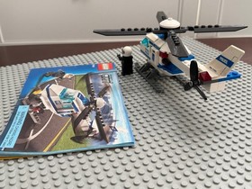 LEGO City Police Helicopter Set 7741 Complete with Instructions