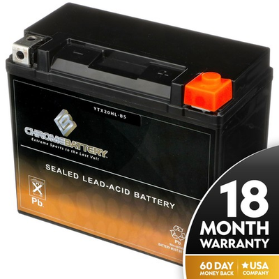 #ad Chrome YTX20HL BS High Performance Maintenance Free AGM Motorcycle Battery $60.38