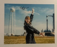 HAYLEY ARCENEAUX HAND SIGNED 8x10 PHOTO NASA ASTRONAUT SPACE X AUTOGRAPHED COA