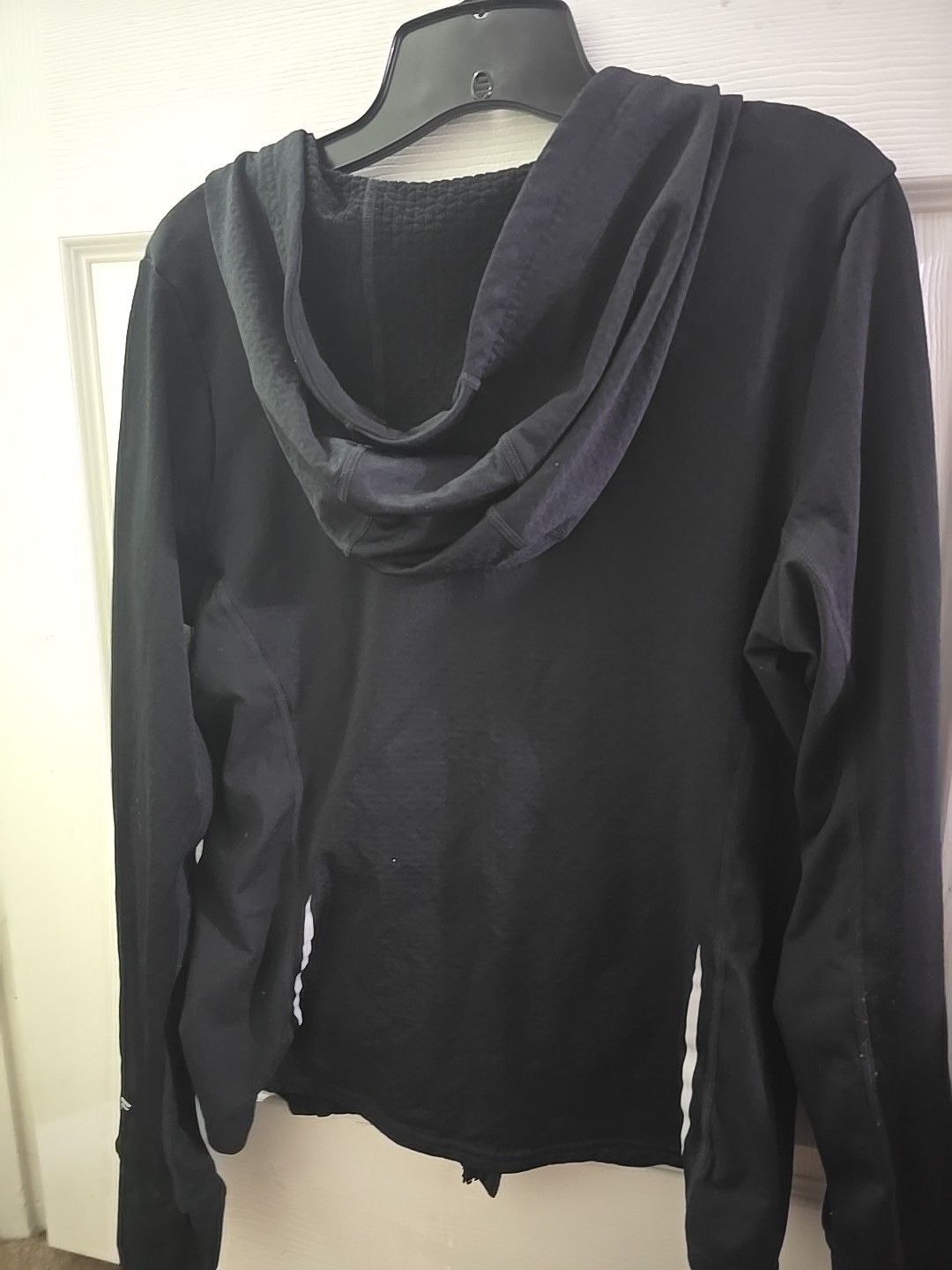 Fabletics Full Zip Athletic Running Black Hoodie … - image 7