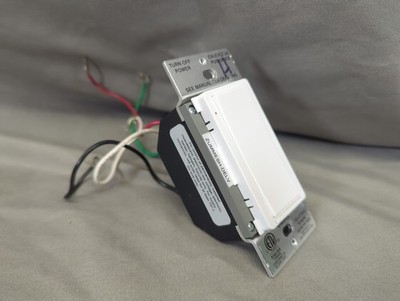 Crestron Wireless ELV Wall Box Dimmer Switch ZUMMESH-DELV ZUMMESH-DELV-W-S White