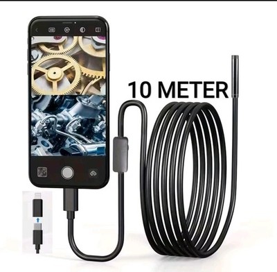 10M  Endoskopkamera HD 960P Inspektionskamera USB für iPhone iOS & Android 8mm