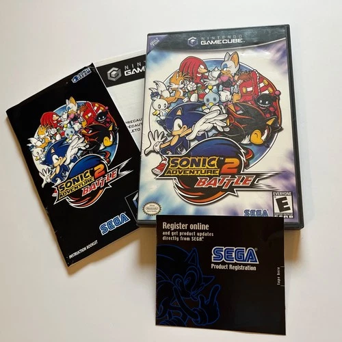 Sonic Adventure 2 Battle (Nintendo GameCube) CIB Complete with Manual - TESTED!