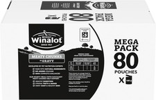 Meaty Chunks Mixed in Gravy Wet Dog Food 80X100G 2.81 per kilo