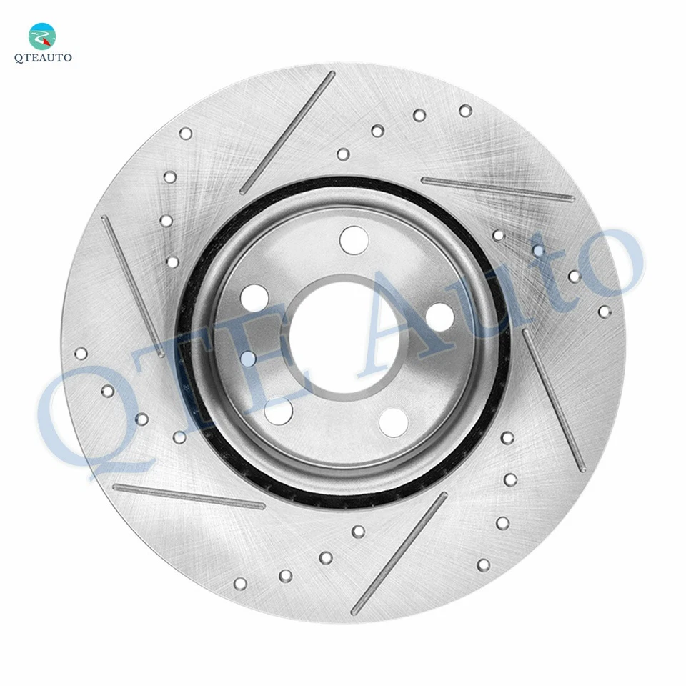 Juego 4 rotores de freno perforados delanteros 321 mm-traseros 303 mm para Chevrolet Equinox 2010-2017 Foto 3 de 4