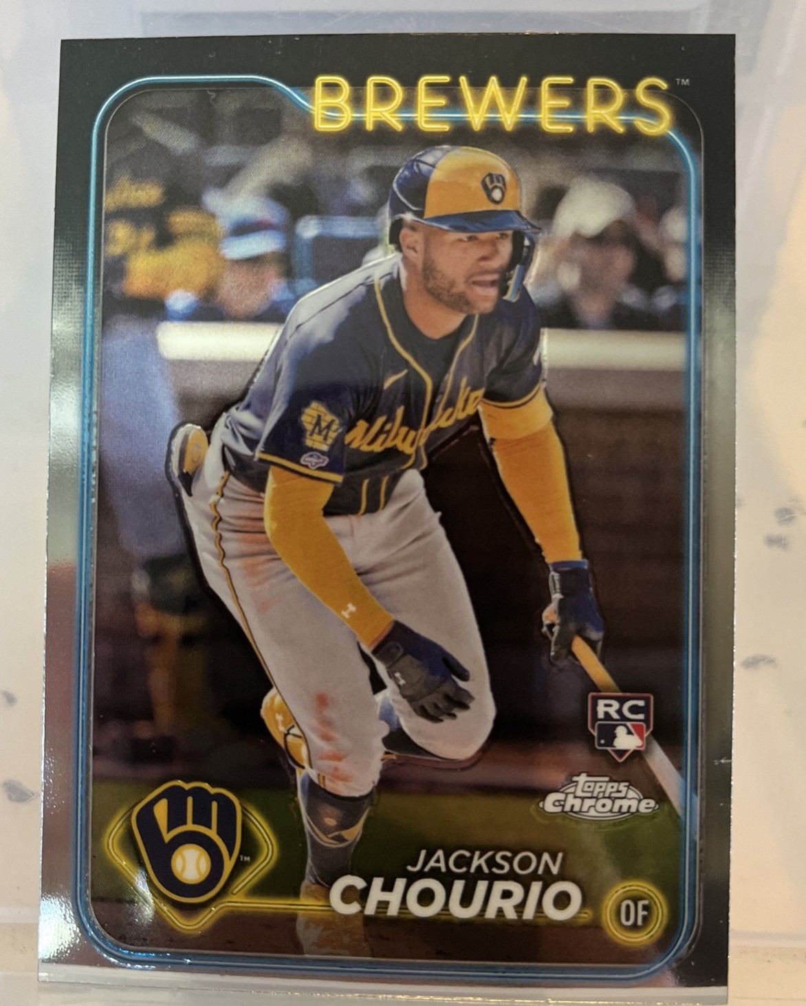 2024 Topps Chrome - Jackson Chourio #161 (RC)