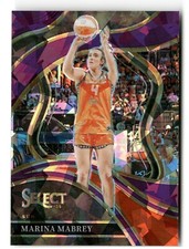 2024 Panini Select WNBA - Courtside /149 Purple Cracked Ice #229 Marina Mabrey