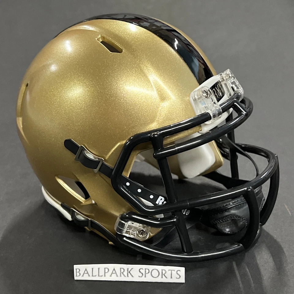 Mini Casco de Velocidad de Caballeros Negros del Ejército Riddell con Licencia NCAA ¡Nuevo! Foto 3 de 4