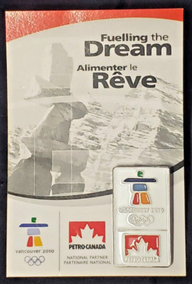 2010 VANCOUVER PETRO CANADA WINTER OLYMPIC GAMES PIN