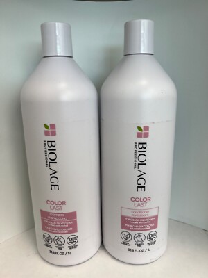 Biolage ColorLast Shampoo & Conditioner for Color-Treated Hair 33.8 Oz