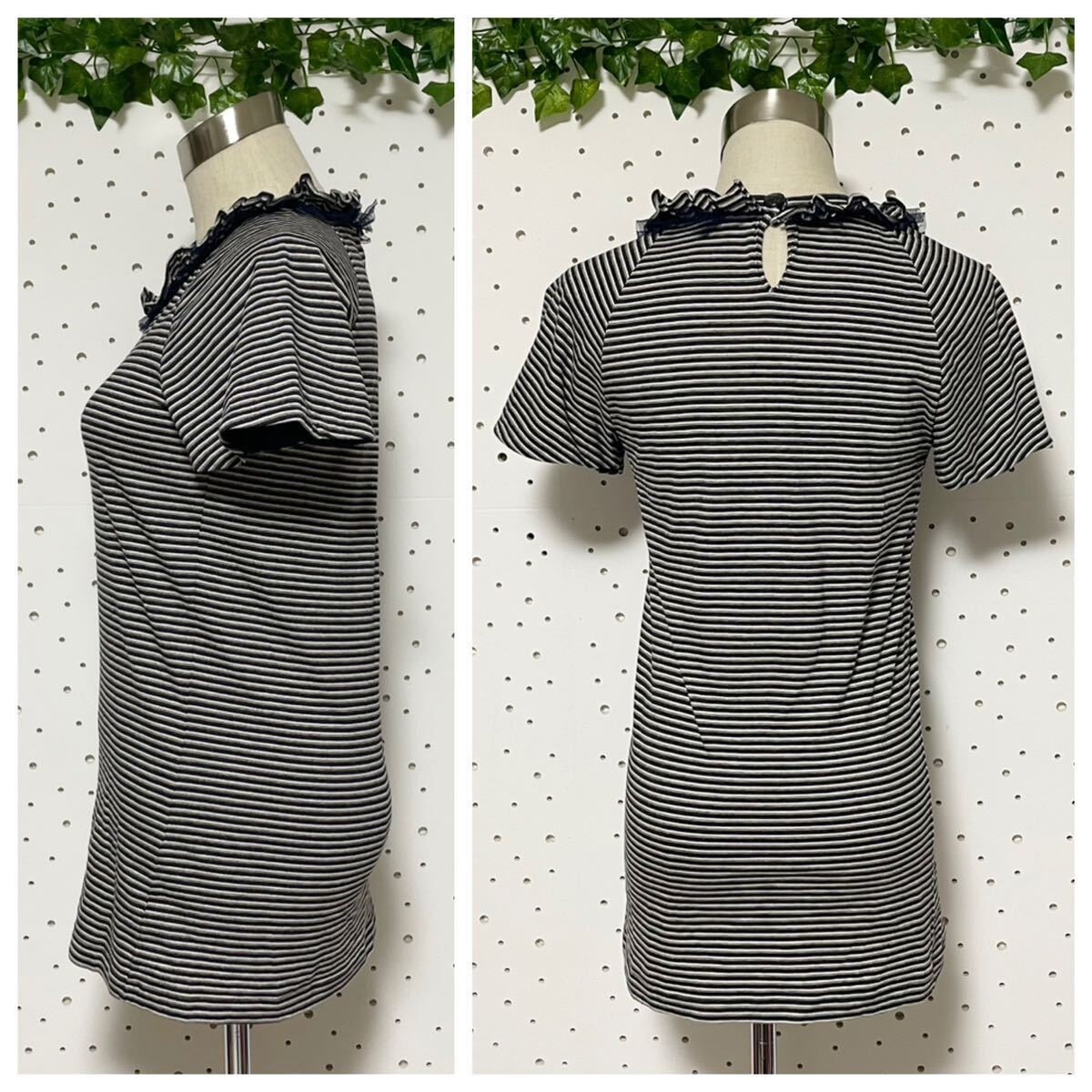 Authentic Chanel COCO decorative button frilled S… - image 4