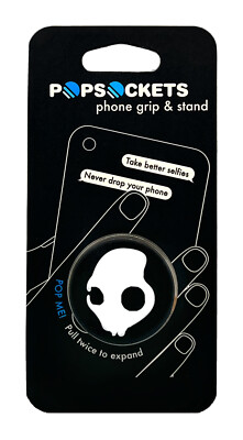 PopSockets Black Death Skull Scream Phone Grip PopSocket Pop Socket