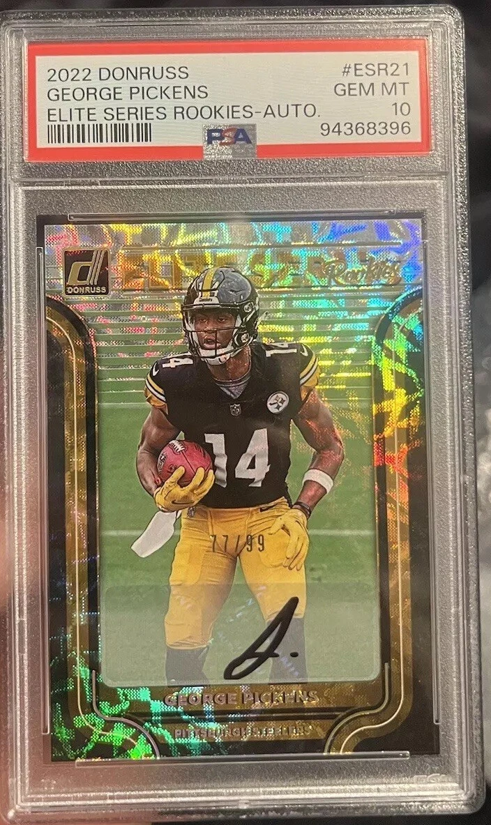 George Pickens Panini Donruss Elite Series Rookies #ESR21 Autograph