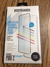 BodyGuardz Pure2 EyeGuard Glass Screen Protector for iPhone XS Max - Clear