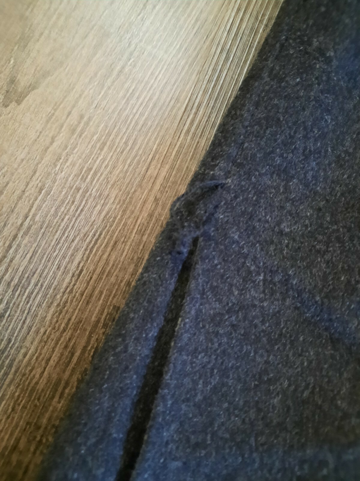 PENDLETON GRAY lapel WRAP LONG COAT missing belt - image 5