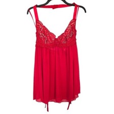 Dreamgirl Red Lace Teddy Size Medium