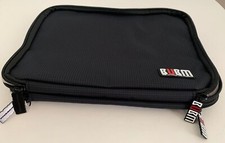 Electronics Organizer Travel Accessories Storage Bag BUBM Black New
