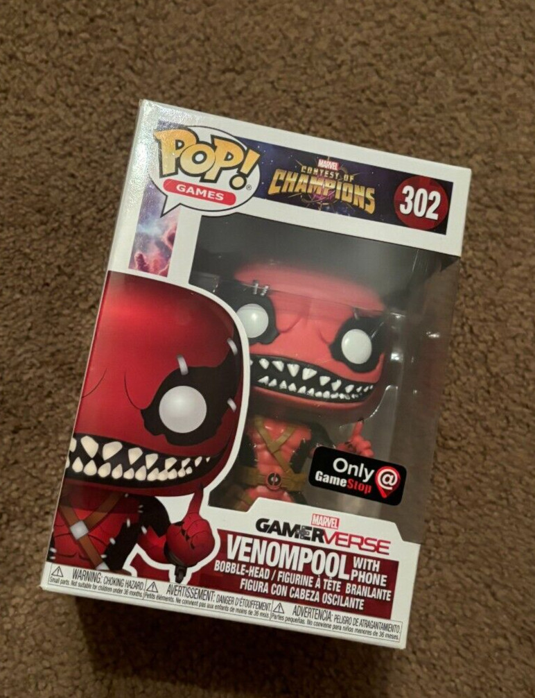 En Oferta Funko Pop! Vinilo: Marvel - Venompool (Con Teléfono) - Gamestop (Exclusivo) #302