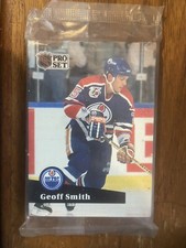 1991-92 Pro Set Hockey Cards Unopened Pack, See-through Cellophane, 20 cards (?)