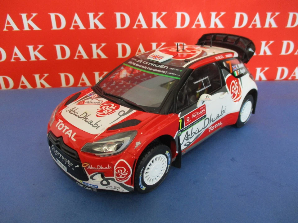 Die cast 1/18 Modellino Auto Citroen DS3 WRC Rally Portogallo 2016 K. Meeke - Immagine 2 di 4