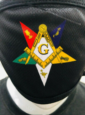 GRAND PATRON NEW FACE MASK 100 PCS MASONIC, ORDER OF EASTERN STAR FACE ...