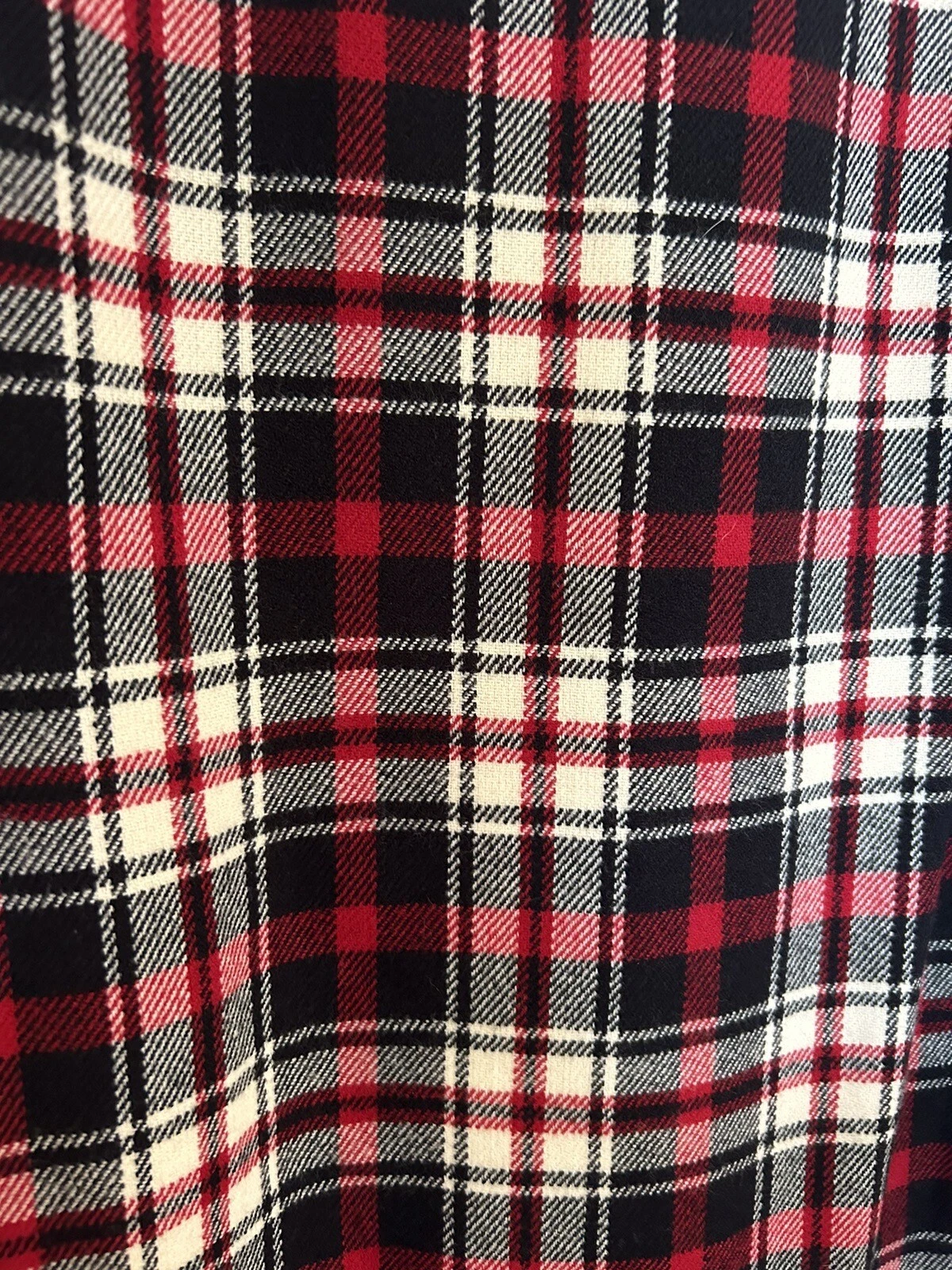 VALENTINO Vintage! Abito classico in guaina boho Y2K ~Taglia 14 16 ~Rosso e nero a quadretti ~Vacanze