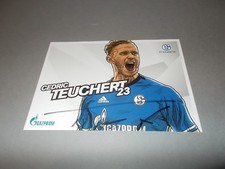 Cedric Teuchert  Schalke 04  Saison 17/18  signiert Autogramm auf Autogrammkarte
