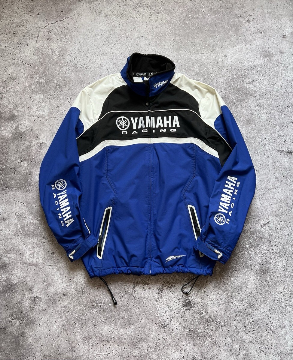 m*r様 【未使用！】YAMAHA レーシングジャケット 青 ヤマハレーシングジャケット