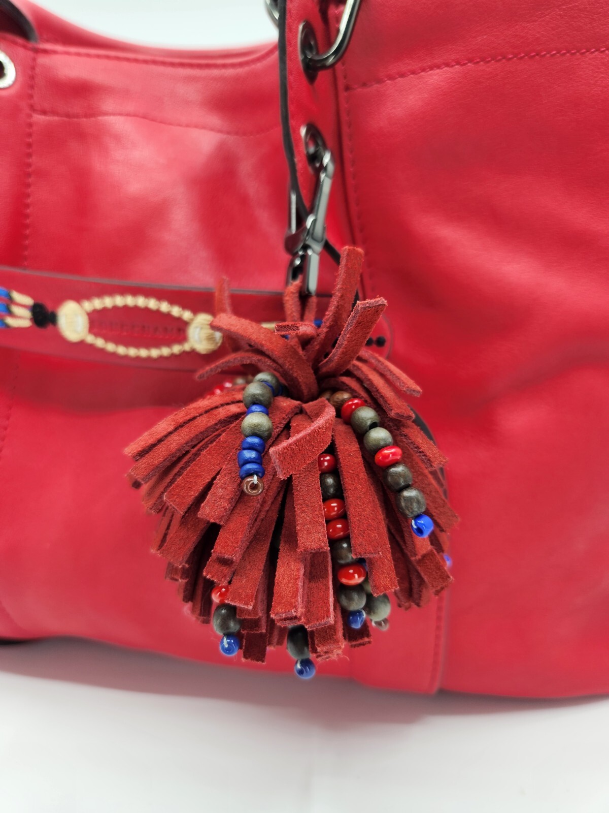Longchamp 3D Massai Medium Embroidered Beaded Tassel Limited Edition RARE NWOT image 10