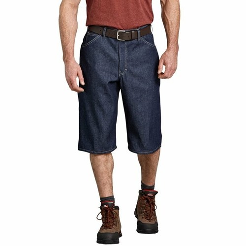 WASHED DENIM SHORT, LOOSE FIT 