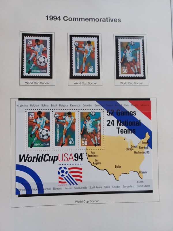 1994 World Cup Soccer  #2834-37 MNH