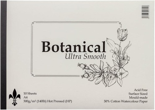 Carta Da Acquerello Botanica Ultra Liscia St Cuthberts Mill A4