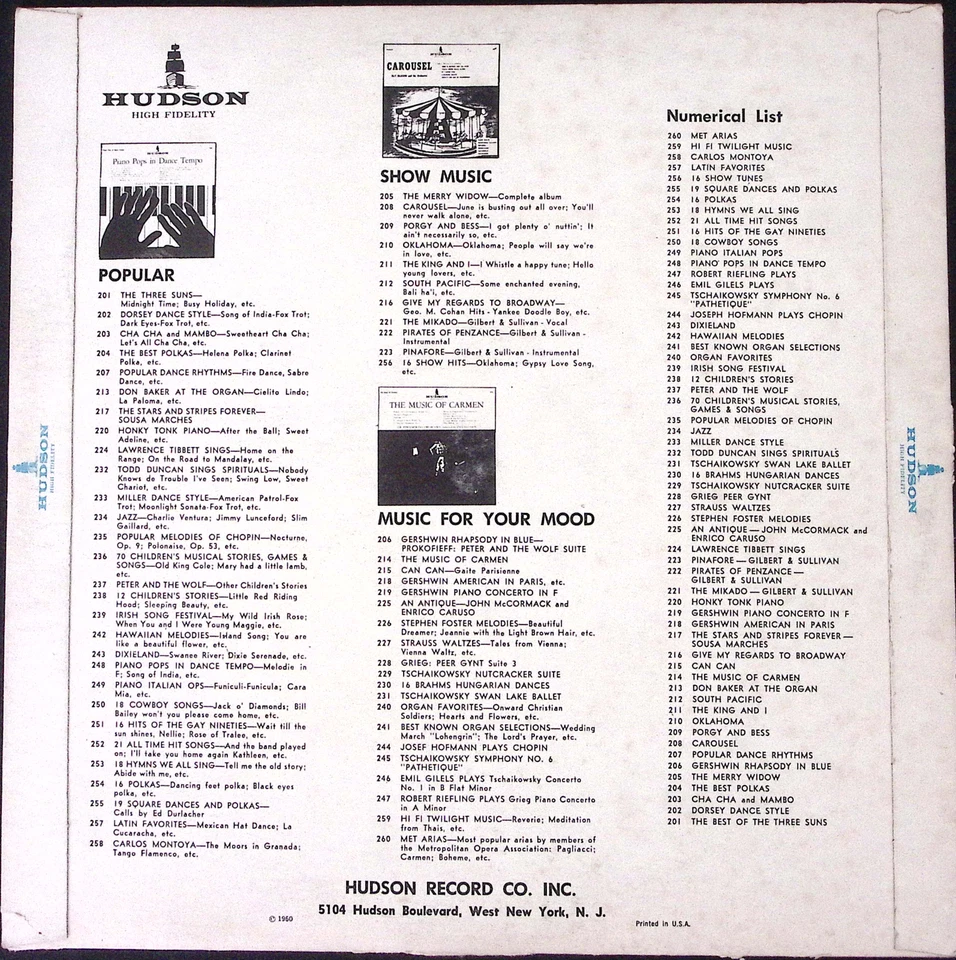 THE SAVOY PLAYERS THE MIKADO HUDSON RECORDS VINYL LP 167-76 - Image 2 of 4