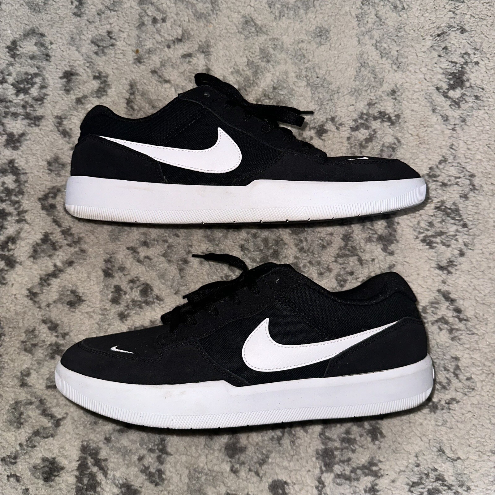 NIKE SB FORCE 58 Black/White SKATEBOARD Shoes CZ2959… - Gem