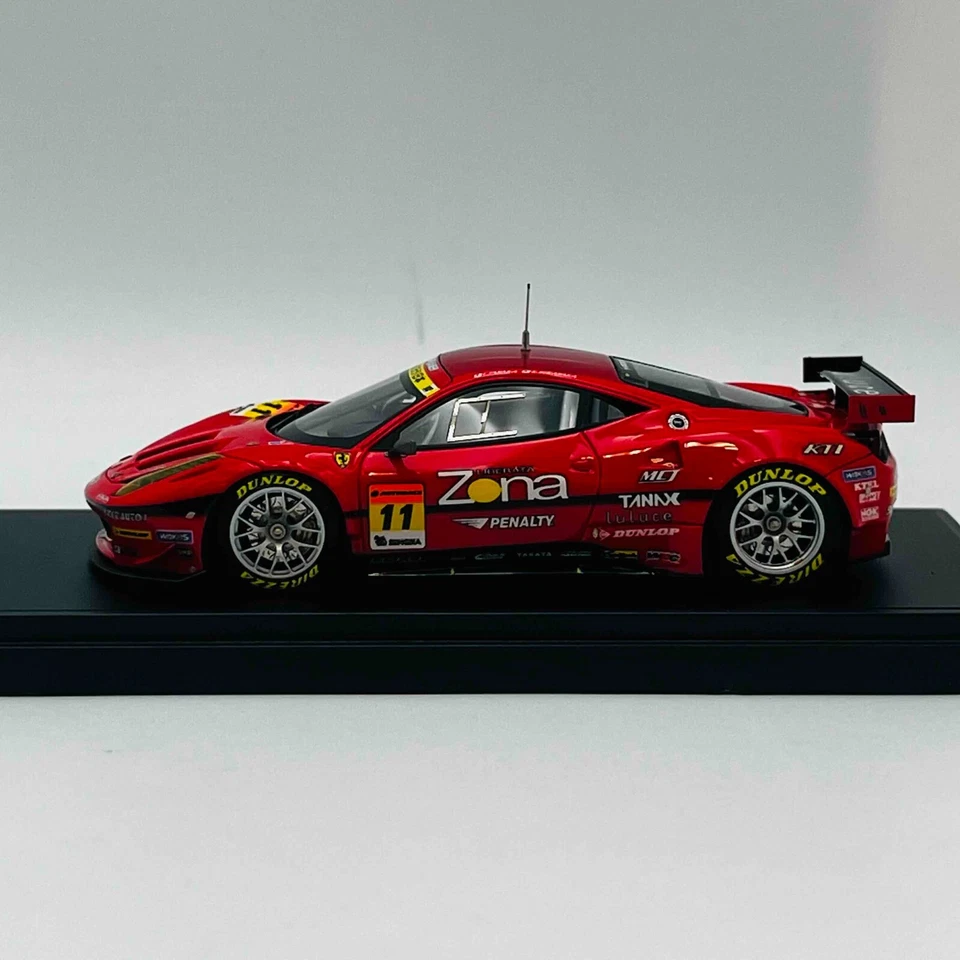 EBBRO 44678 JIMGAINER DIXCEL DUNL OP 458 1/43 SUPER GT300 2011 FERRARI 458 GT2 Foto 4 de 4