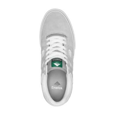 Mens Emerica Tilt G6 Vulc White Gray Leather Low Skate Sneakers Shoes Size 12‎ M Mens Emerica Tilt G6 Vulc White Gray Leather Low Skate  main image 2