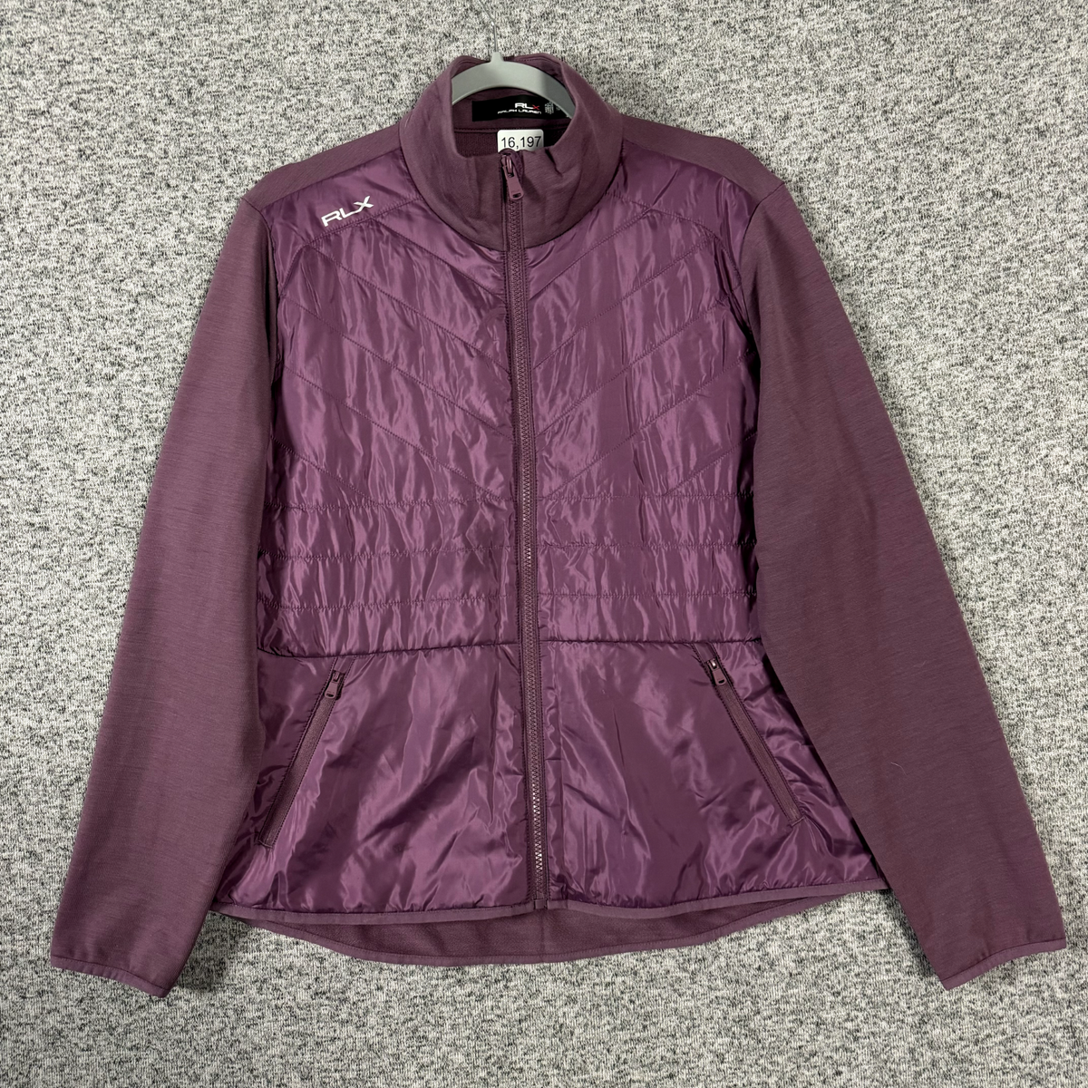 RLX Ralph Lauren Women's Size XL Cool Wool Hybrid Full Zip Jacket