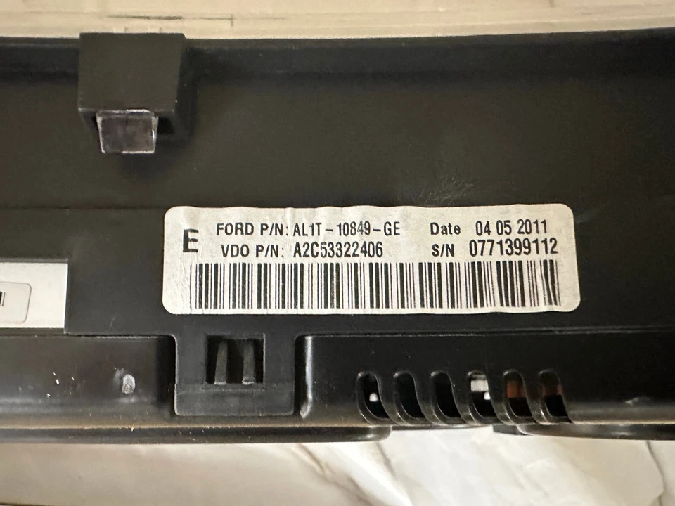 Cuadro de instrumentos velocímetro Ford Expedition 2010 2011 tablero 158.602 millas Foto 3 de 3