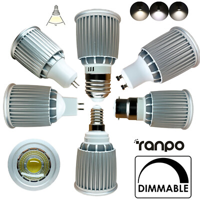 Dimmable Led Spotlight Bulbs 12w Spot 2700k Gu10 Bulb On The Batteryb22 Gu5.3
