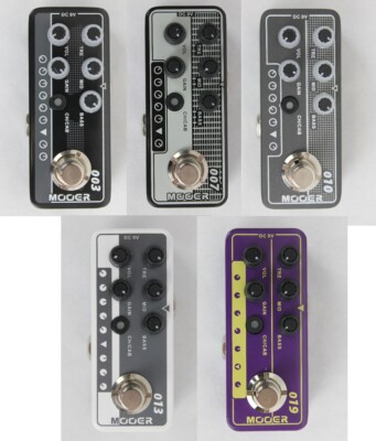Mooer Micro PreAMP in verschiedenen Varianten (003 / 007 / 010 / 013 / 019)