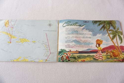 c1950s TCA Airline Route Map Trans Canadian Publicity Booklet - Picture 10 of 11