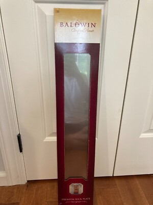 BALDWIN CUSTOM HOMES PREMIUM DOOR KICK PLATE SATIN NICKEL 6'' X 30''