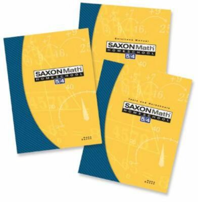 SAXON MATH 54 3 ED. HOMESCHOOL HOME STUDY KIT NEW GRADE 4 5/4 NEW! SAME DAY SHIP