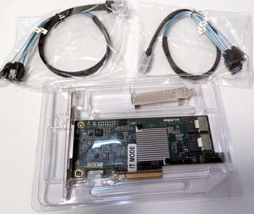 9207-8i PCIE3.0 6Gbps HBA LSI FW:P20 IT Mode ZFS FreeNAS unRAID 2* SFF-8087 SATA