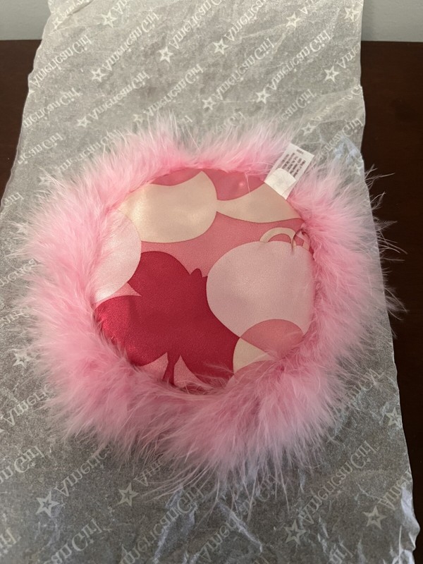 American Girl Licorice Black Cat With Pink Fluffy Bed RETIRED