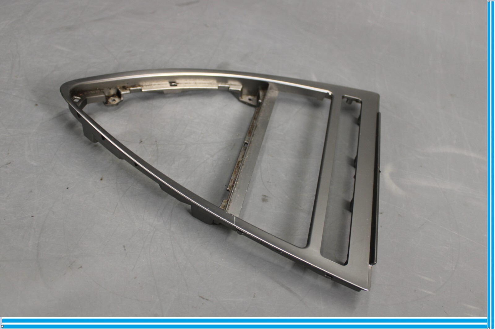 04-10 BMW 645Ci 650i Center Console Shifter Surround Dark Wood Grain Trim Oem