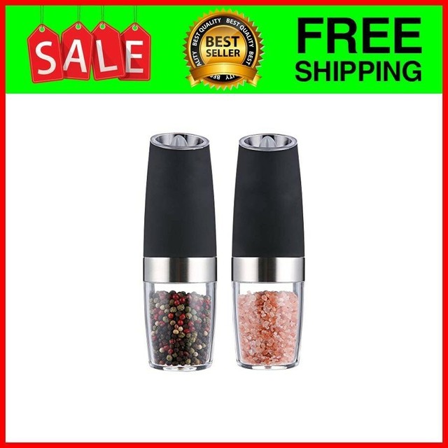 Best Electric Salt and Pepper Grinder Set Battery Operated Pepper Mill