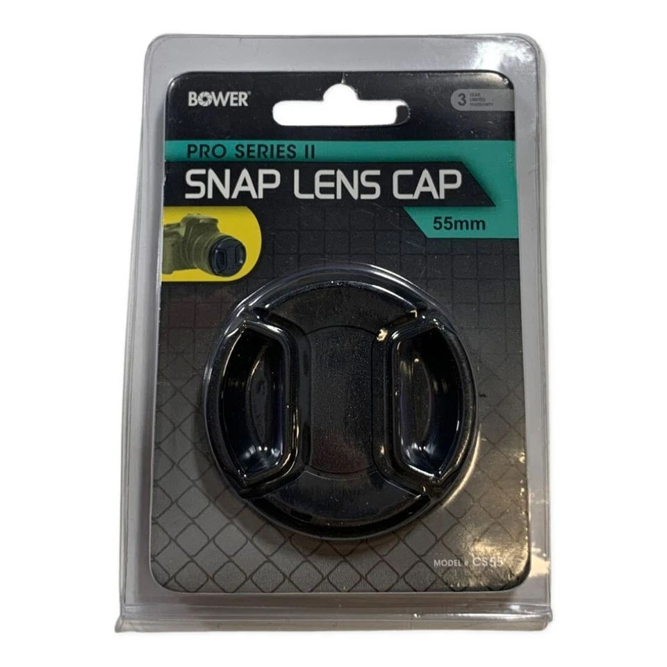 Bower CS55 55mm Pro Series II Snap-On Lens Cap Black - Image 2 of 4