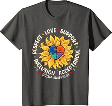 Autism Respect Love Support Autism Awareness Youth Unisex T-shirt